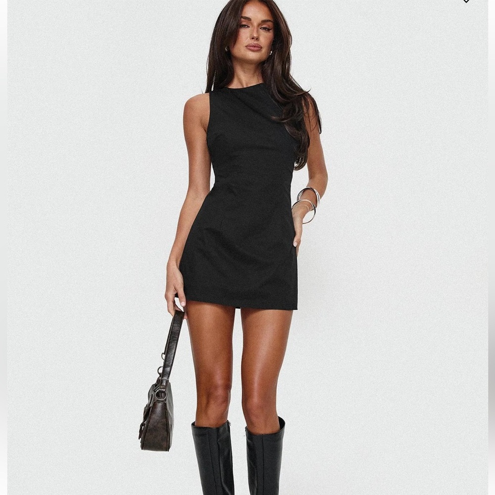 Princess Polly Yumiko Black Mini Dress/ Romper
